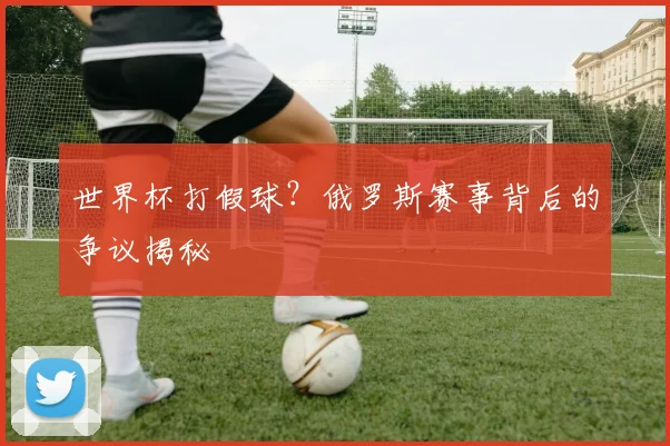 世界杯打假球?俄罗斯赛事背后的争议揭秘